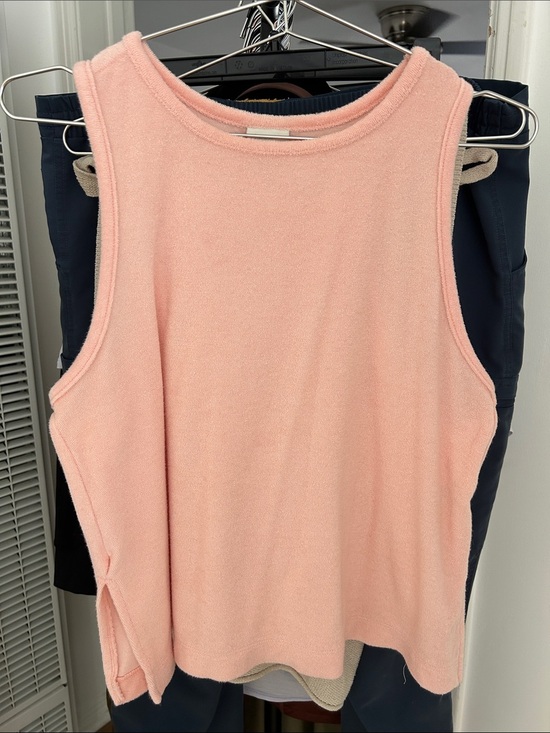 a new day Tops - A New Day Terry Cloth Tank. Size Medium. PTP 19”. Baby pink.